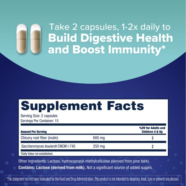 Probiótico saccharomyces boulardii Florastor paquete