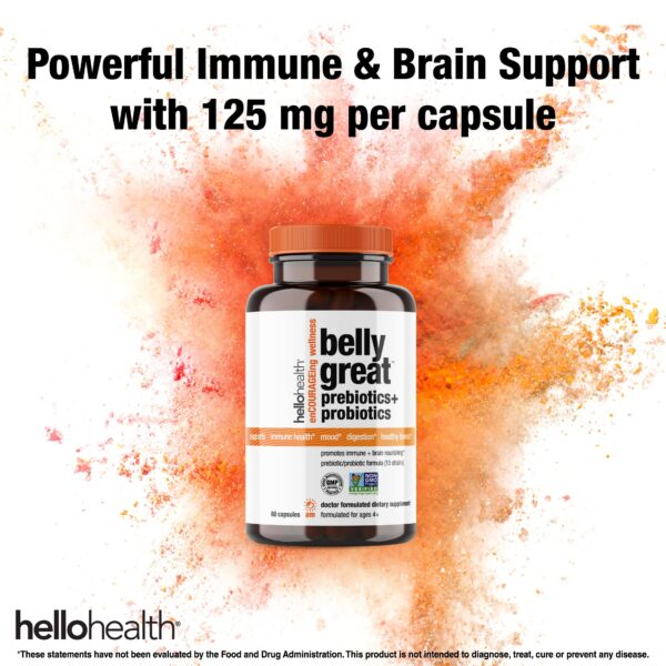 Probiótico sin gluten y sin azúcar para cuidado intestinal