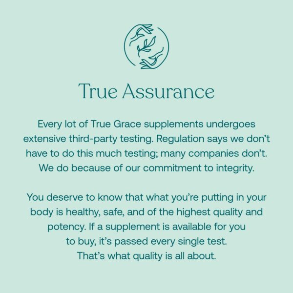 Version 1.0.0 True Grace probiótico para 60 días sin gluten ni soya