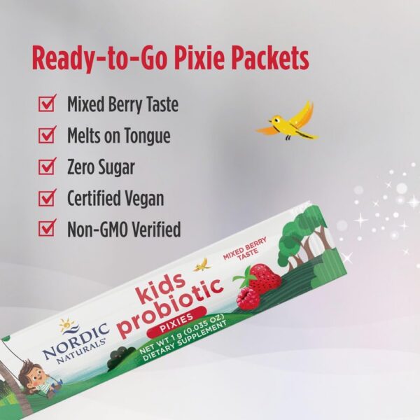 Probioticos para bienestar intestinal Nordic Naturals niños