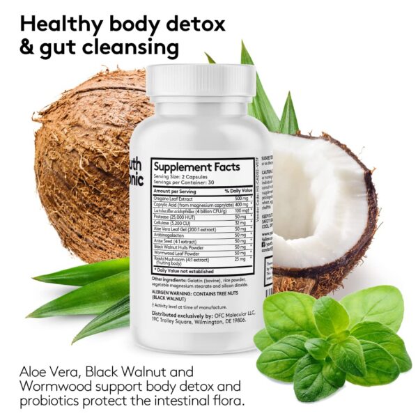 Probióticos digestivos 100 billones CFU CandEase Matrix botella