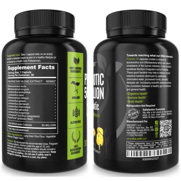 Probióticos DNA SHIFT para balance intestinal y bienestar general