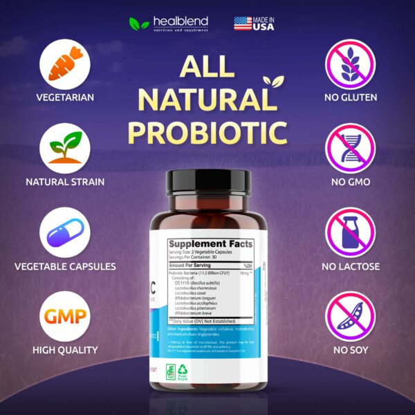 Probióticos healblend para salud estomacal y digestiva