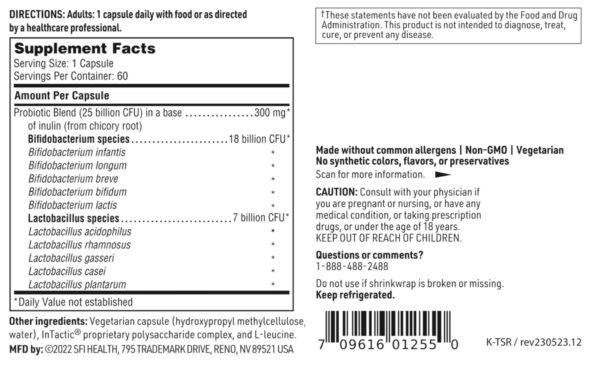 Probióticos Klaire Labs recomendados por profesionales salud