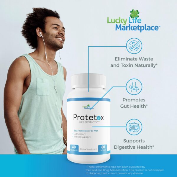 Version 1.0.0 Probióticos Protetox Max fórmula para salud intestinal