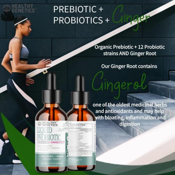 Probióticos saludables sin organismos genéticamente modificados 30 porciones