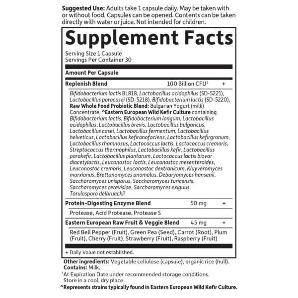 Probióticos veganos Garden of Life póngase saludable digestivo