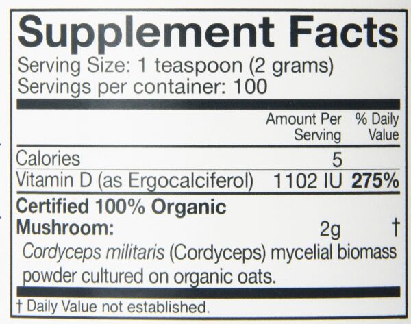 Proceso de alta calidad polvo Om Mushroom cordyceps