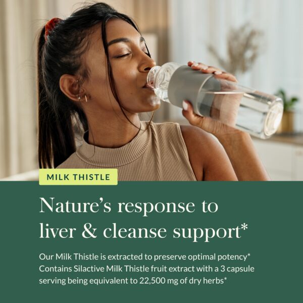 Producción probada en pureza Gaia Herbs cardo mariano