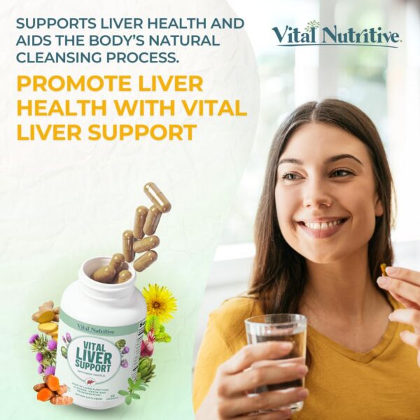 product packaging Vital Liver Support VITAL NUTRITIVE