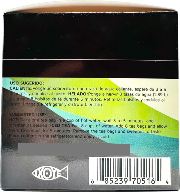 Version 1.0.0 Producto acabado té de raíz Wereke 24 bolsitas