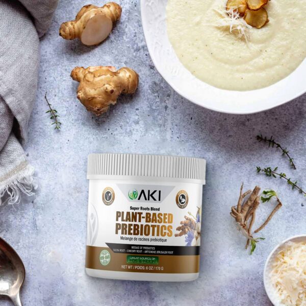 Producto AKI prebiótico saludable óptimo para dieta keto y vegana