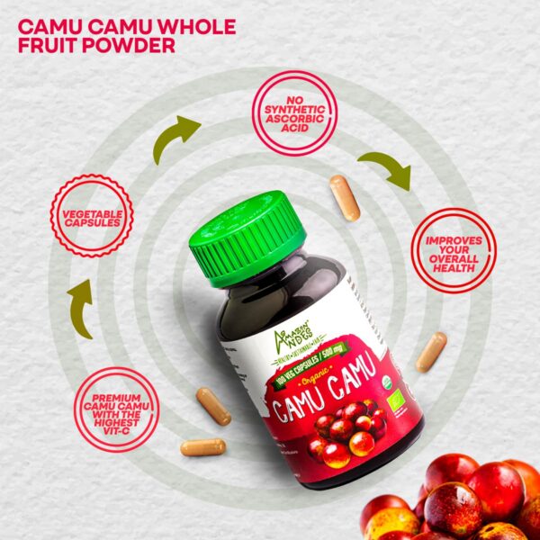 Producto Camu Camu vegano certificado