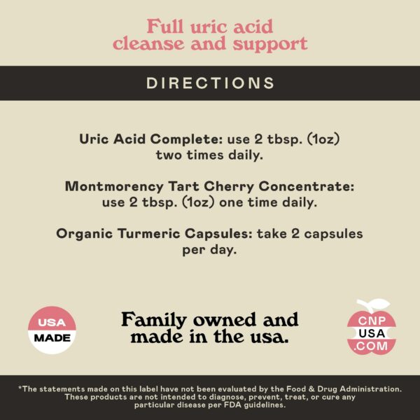 Producto Complete Natural cápsulas limpieza ácido úrico