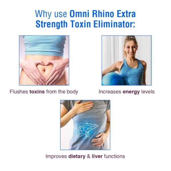 Paquete Wellgenix Omni Rhino detox en mano