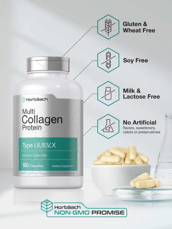 Presentación del producto Horbäach Multi Colágeno 2000 mg