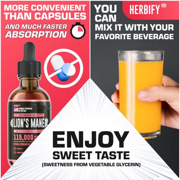 Producto melena de león líquido con antioxidantes para defensa contra estrés