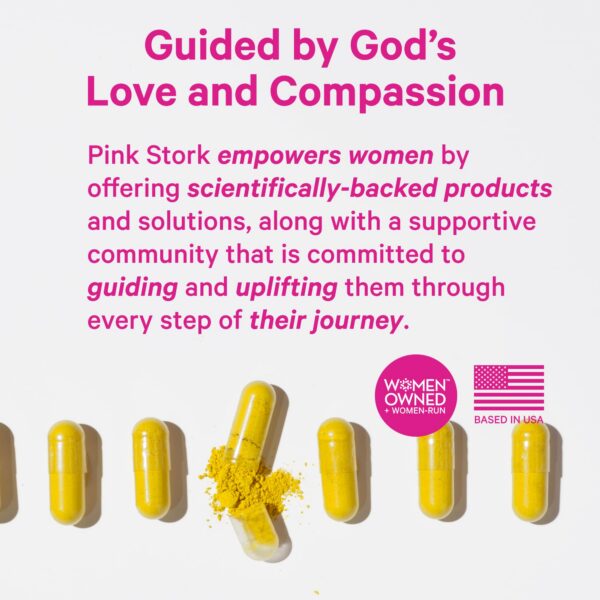 Producto natural Pink Stork para bienestar hormonal y metabolismo