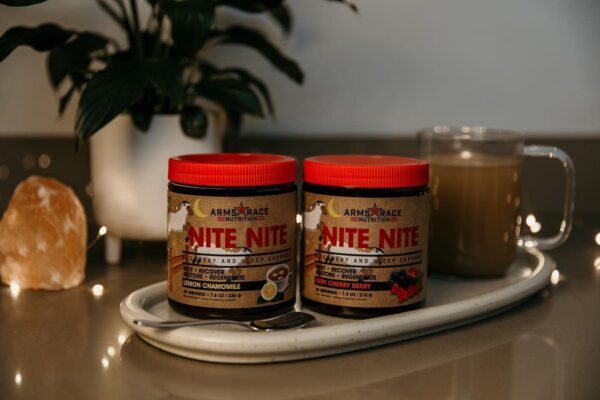 Version 1.0.0 Producto nutricional Arms Race para mejorar calidad de sueño y recuperación