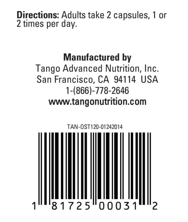 Version 1.0.0 Producto OsteoPhase con mezcla exclusiva para salud ósea