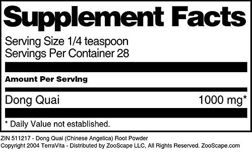 Producto Dong Quai polvo TerraVita 1 onza