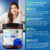 Producto polvo espirulina orgánica sin aditivos sintéticos Biophix