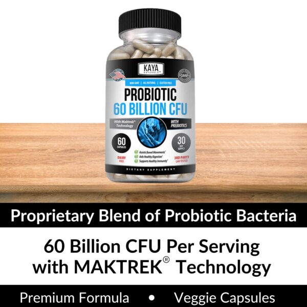 Producto probiótico Kaya Naturals equilibrio intestinal e inmunológico