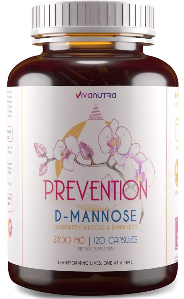 Producto salud urinaria D-Mannosa VIVANUTRA embalaje
