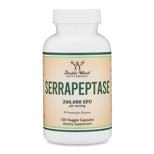 Producto Serrapeptasa no OGM sin gluten apto para vegetarianos