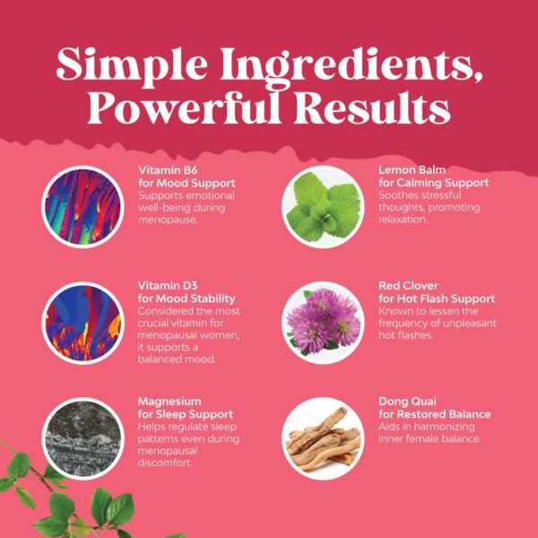 Producto suplementario Natures Craft menopausia para mujeres