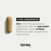Producto Toniiq Rhodiola Rosea 600mg triple potencia