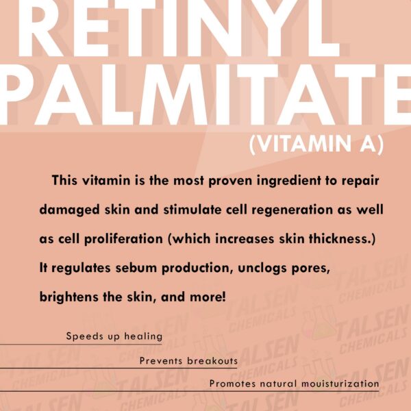 Talsen polvo vitamina A retinil palmitato ingredientes naturales