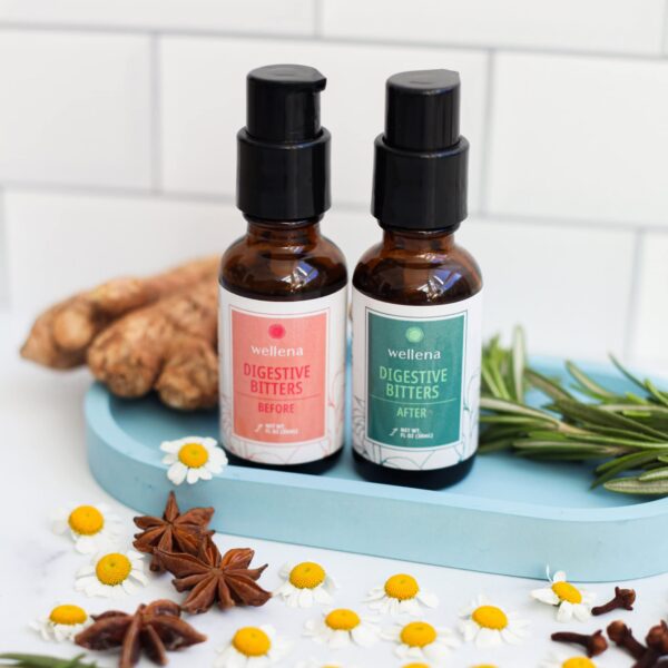 Productos herbales Wellena para salud digestiva