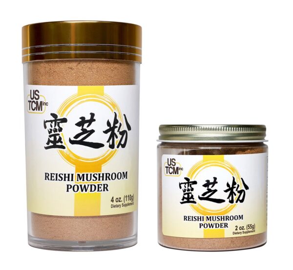 Productos USTCM incluyendo polvo Reishi