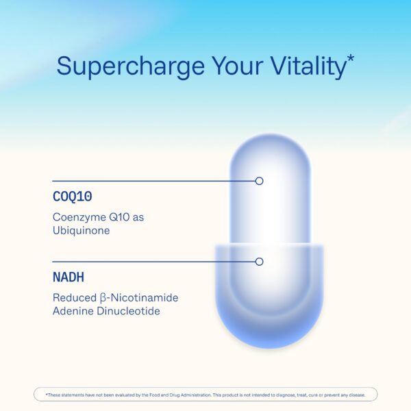 Contenido de la caja ProHealth NADH + CoQ10