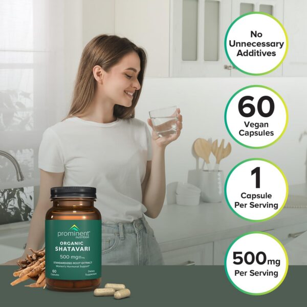 Version 1.0.0 Prominent Nutrition Shatavari cápsulas para salud femenina