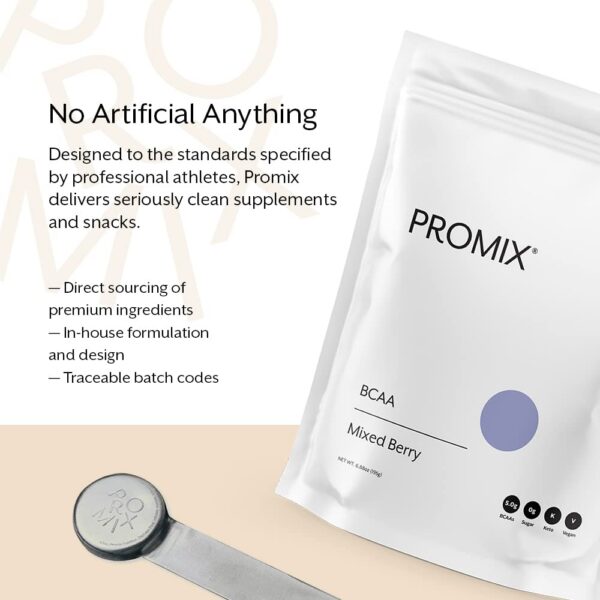 Medidas y etiqueta Promix BCAA