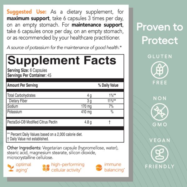 Material promocional de PectaSol con beneficios detallados y estudios