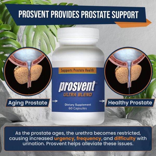 Prosvent apoyo próstata suplemento natural caja