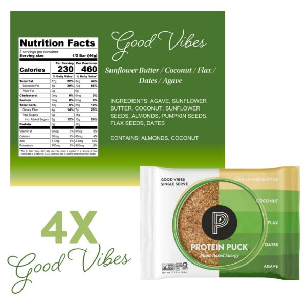 Barras veganas presentación individual