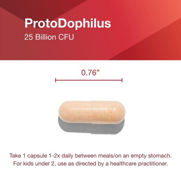 Version 1.0.0 Proto Dophilus sin gluten soja lácteos cápsulas saludables