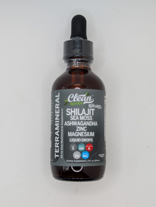 Proveedor Clean Nutraceuticals gotas con shilajit y musgo marino