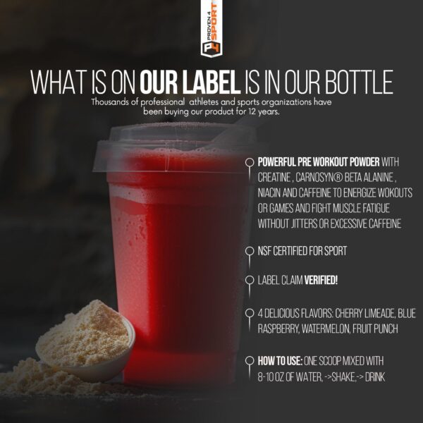 Detalle de etiqueta de sabor Cherry Limeade