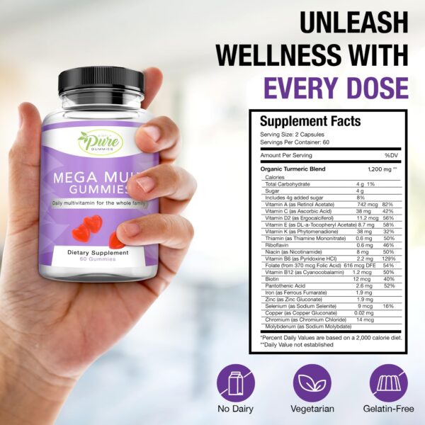 Version 1.0.0 Conjunto de gomitas y frasco de Pure By Nature