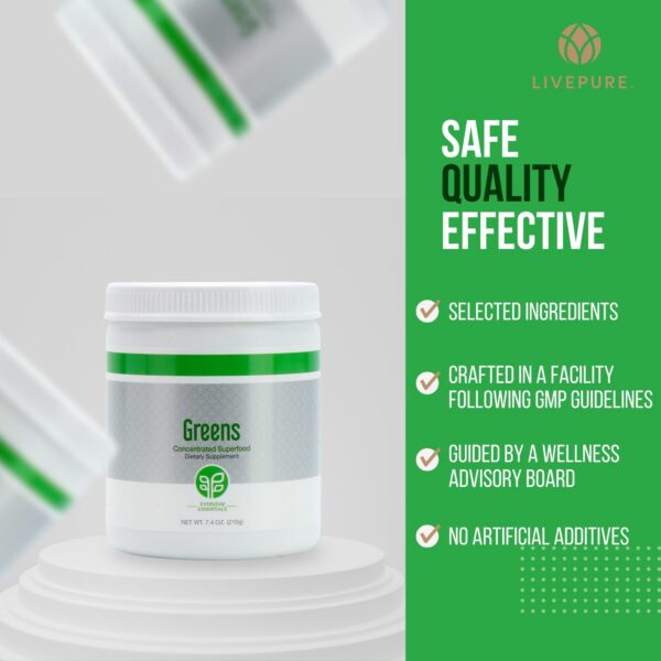 Instrucciones de uso de Pure Greens