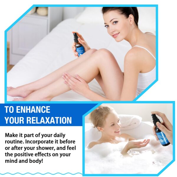 Aplicación del spray en la piel