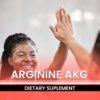 Detalle de etiqueta Arginina AKG