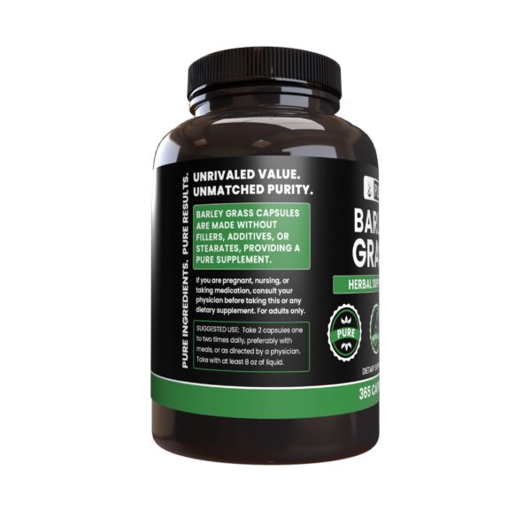 Barley Grass Pure Original Ingredients frasco
