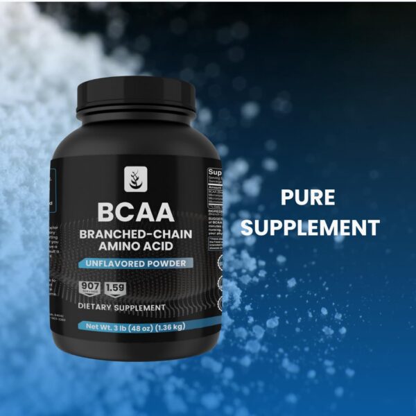 Etiqueta nutricional PURE ORIGINAL INGREDIENTS BCAA