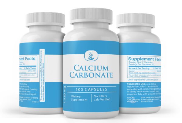 Tapa de la botella de calcio